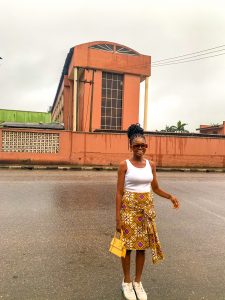 How to style your Ankara Skirt