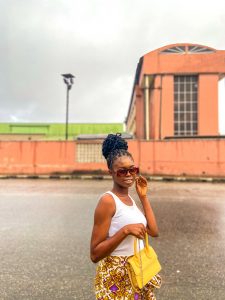 How to style your Ankara Skirt