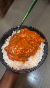 authentic nigerian turkey sauce and rice